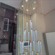 Кристален полилей, LED, Vertika II, 40W, диаметър 35 cm, злато