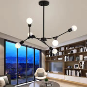 Architek Hexa Lust, 6 x E27, черен, метален