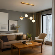 Fabio Chandelier, 4x G9, злато, регулируема височина