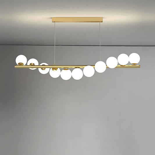 Vincenzo Chandelier, 11x G9, злато, метал, регулируема височина