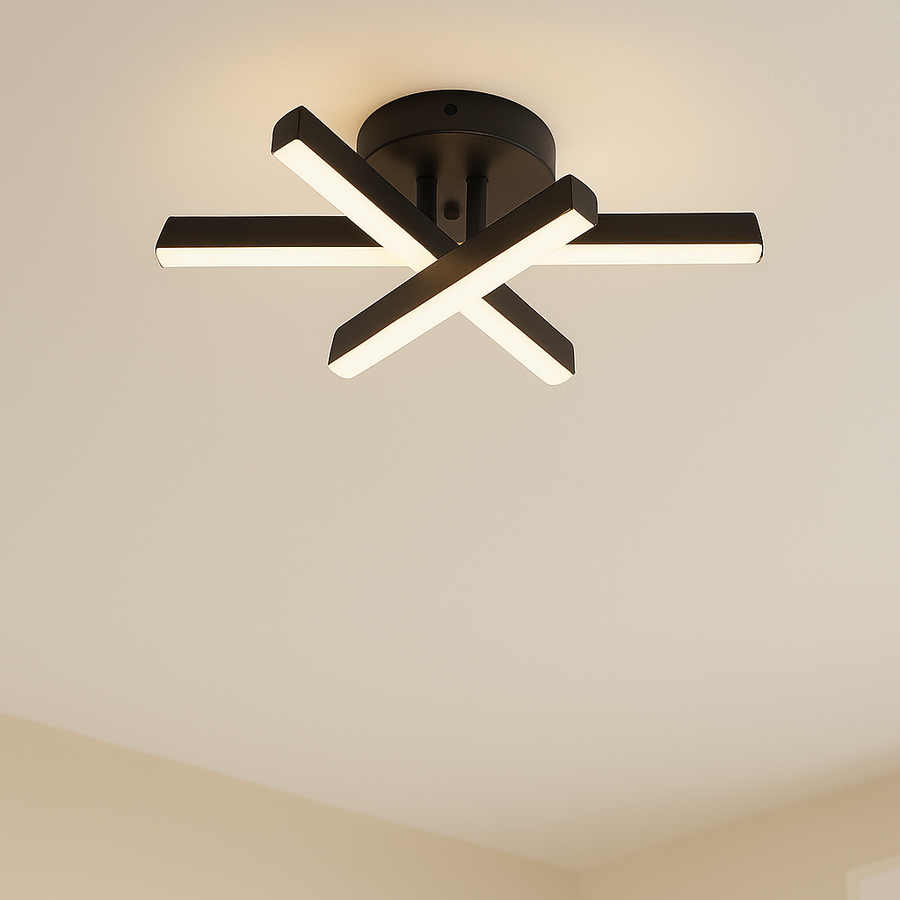 LED LED LED Lud, 18W, черен, метален, студ/горещ/неутрален свят