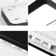 LED LED окачен Дарин, 23W, регулируема височина, студена, черна светлина