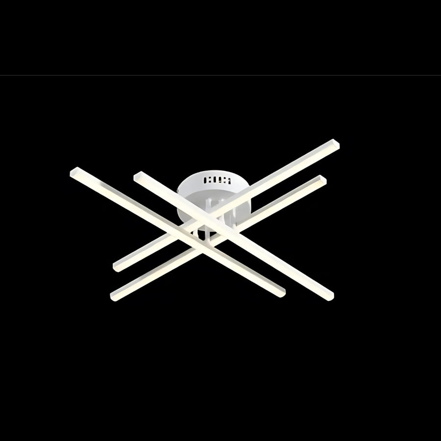 LED полилей с дистанционно управление GIO, 54 W, 4 елемента, студена/хладна/неутрална светлина, димируем, бял