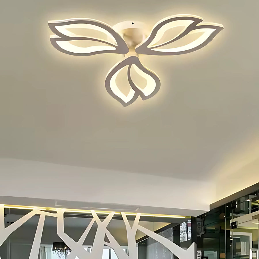 LED полилей с дистанционно управление Lily 44W, 3 елемента, студена/гореща/неутрална светлина, нестабилна, бяла