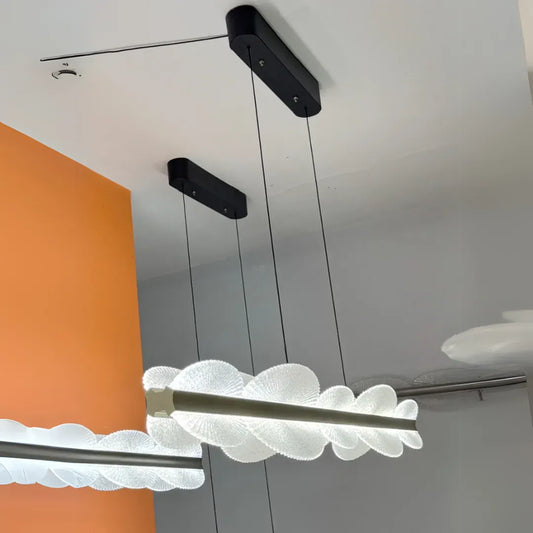 LED полилей, окачен с дистанционно управление 36W ISOTTA, студена/гореща/неутрална светлина, нестабилна, регулируема височина, черно