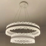 LED полилей, окачен с дистанционно управление Fosco Duo 126W, студена/гореща/неутрална светлина, нестабилна, регулируема височина, злато