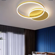 LED LED Lud, 2 кръга, 36W, студена/гореща/неутрална светлина, златист