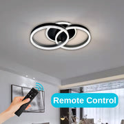 LED полилей със Stephan Remote Control, 55W, 2 кръга, студена/гореща/неутрална светлина, нестабилна, черна