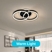 LED полилей със Stephan Remote Control, 55W, 2 кръга, студена/гореща/неутрална светлина, нестабилна, черна