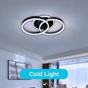 LED полилей със Stephan Remote Control, 55W, 2 кръга, студена/гореща/неутрална светлина, нестабилна, черна