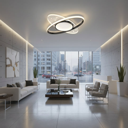 LED полилей с дистанционно управление VARIO 69W, Овална, Студена/Топла/Неутрална светлина, Димируем, Черен LED полилей с дистанционно управление Заглавие по подразбиране Alessandro Design
