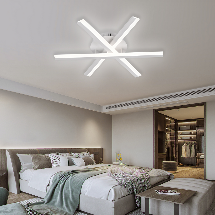 LED полилей с Zoe Remote Control, 40W, студена/гореща/неутрална светлина, нестабилна, бяла