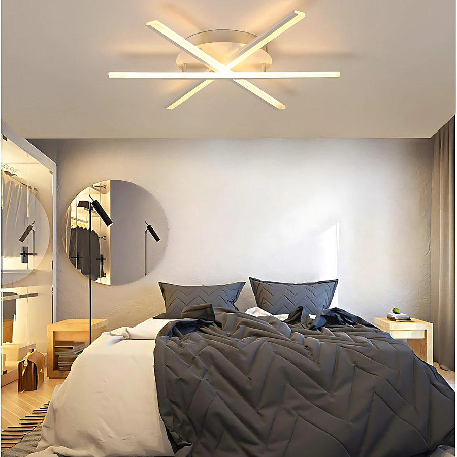 LED полилей с Zoe Remote Control, 40W, студена/гореща/неутрална светлина, нестабилна, бяла