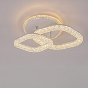 LED LED ASGARD дистанционно управление, маргаритка, бяла, кристали