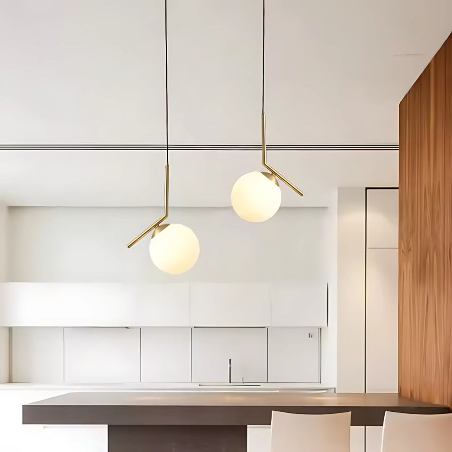 Полилей LOFT Haven, 1x E27, бяло злато, метал, регулируема височина, модерен
