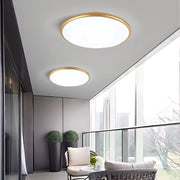 LED SOLIS 37cm 32W тавани неутрално злато