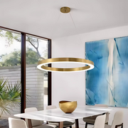 LED LED Анина, 24W, студена/гореща/неутрална светлина, златист