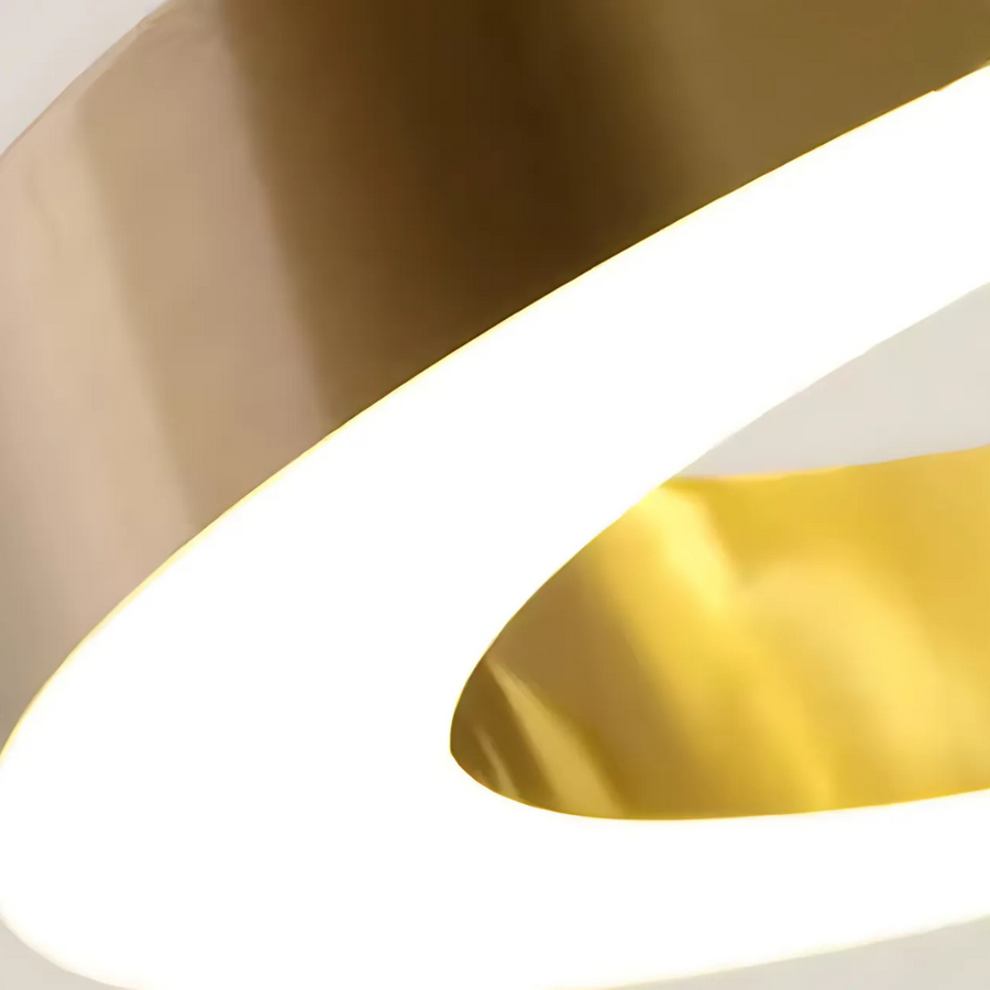 LED LULS окачени anina 33W, 1 кръг, студена/топла/неутрална светлина, подразбираща се, лъскава бяла, регулируема височина