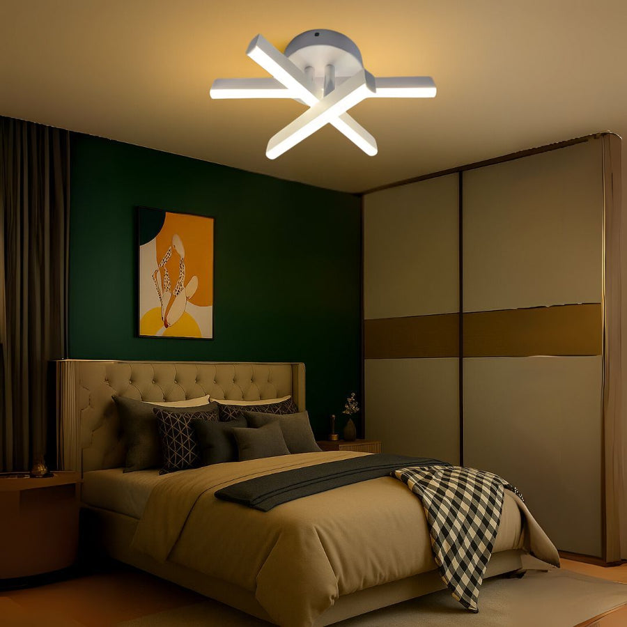 LED LED LED LED, 18W, бял, метал, студ/гореща/неутрална светлина