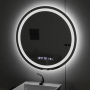 Кръгло светодиодно огледало, 80см, Celeste Motionglow Marcello, система за размразяване, часовник и термометър, подразбиращ се