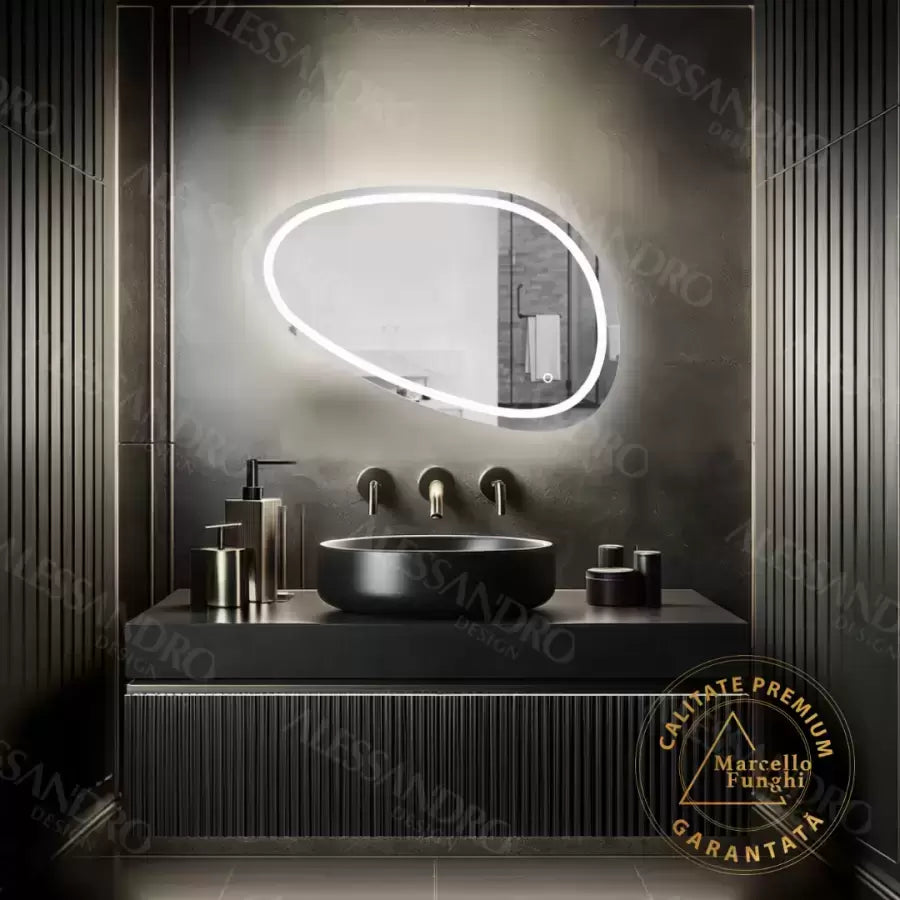 Огледало LED Touch DisseGno Defrition System 80x45 cm Marcello Funghi Collection