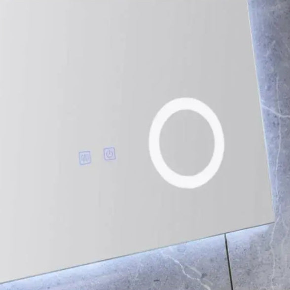 Огледален светодиоден правоъгълен 60x80cm Linea Touch System Размирима козметична луп