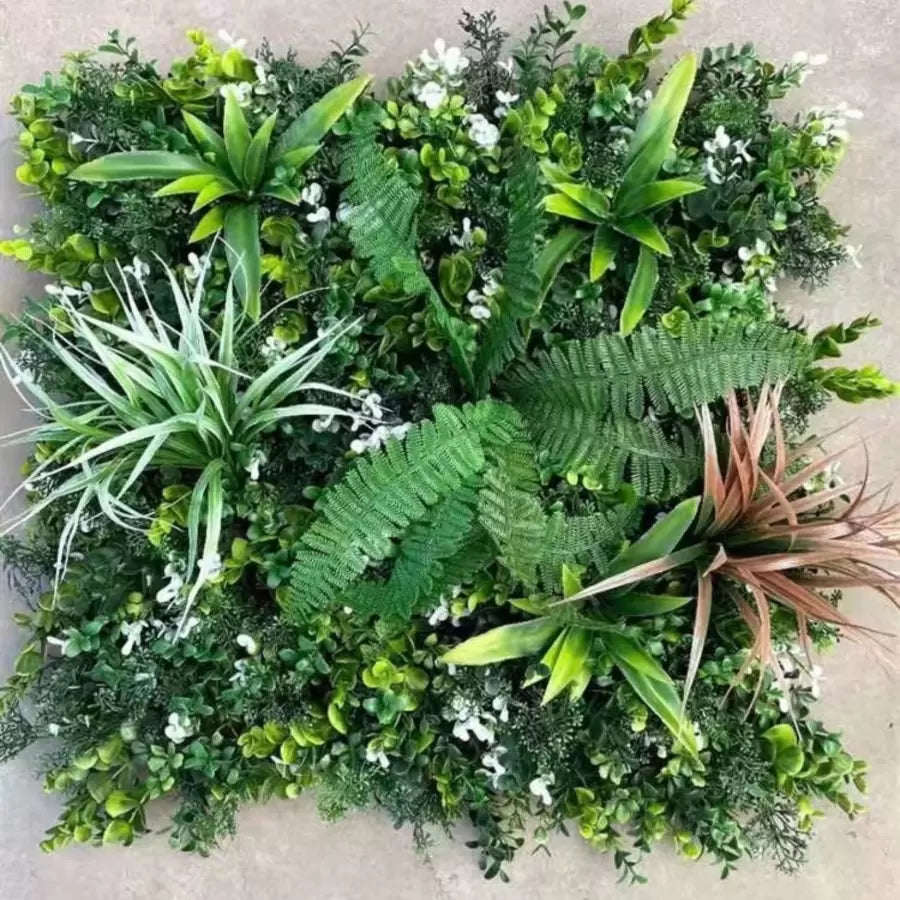 Изкуствен панел 50x50cm зелено