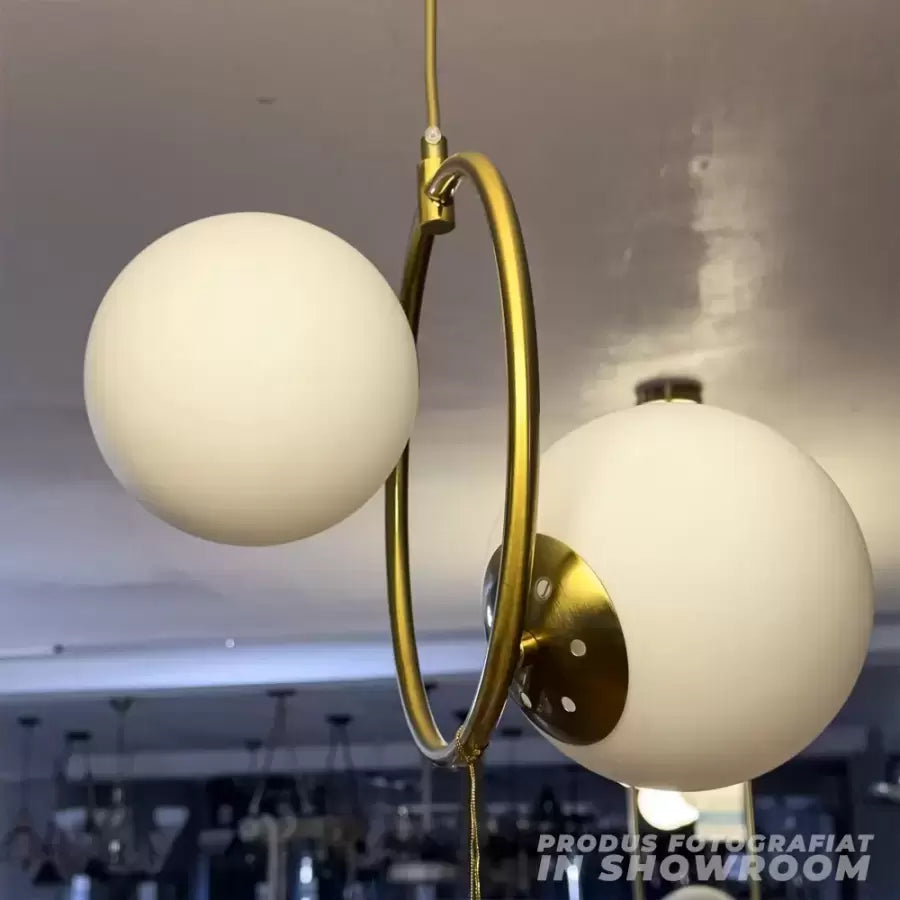 Похотно таванско помещение, 2x E27, златисто бяло, метал, регулируема височина