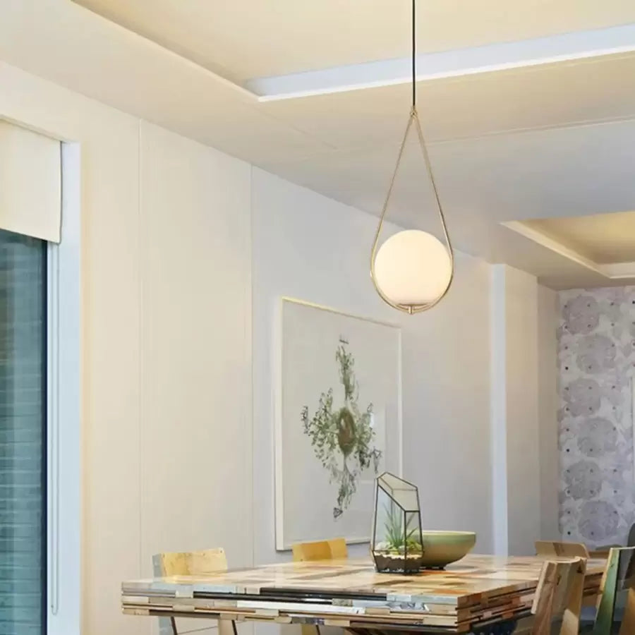 Lust Loft Haven, 1x E27, Златно бяло, метал, регулируема височина