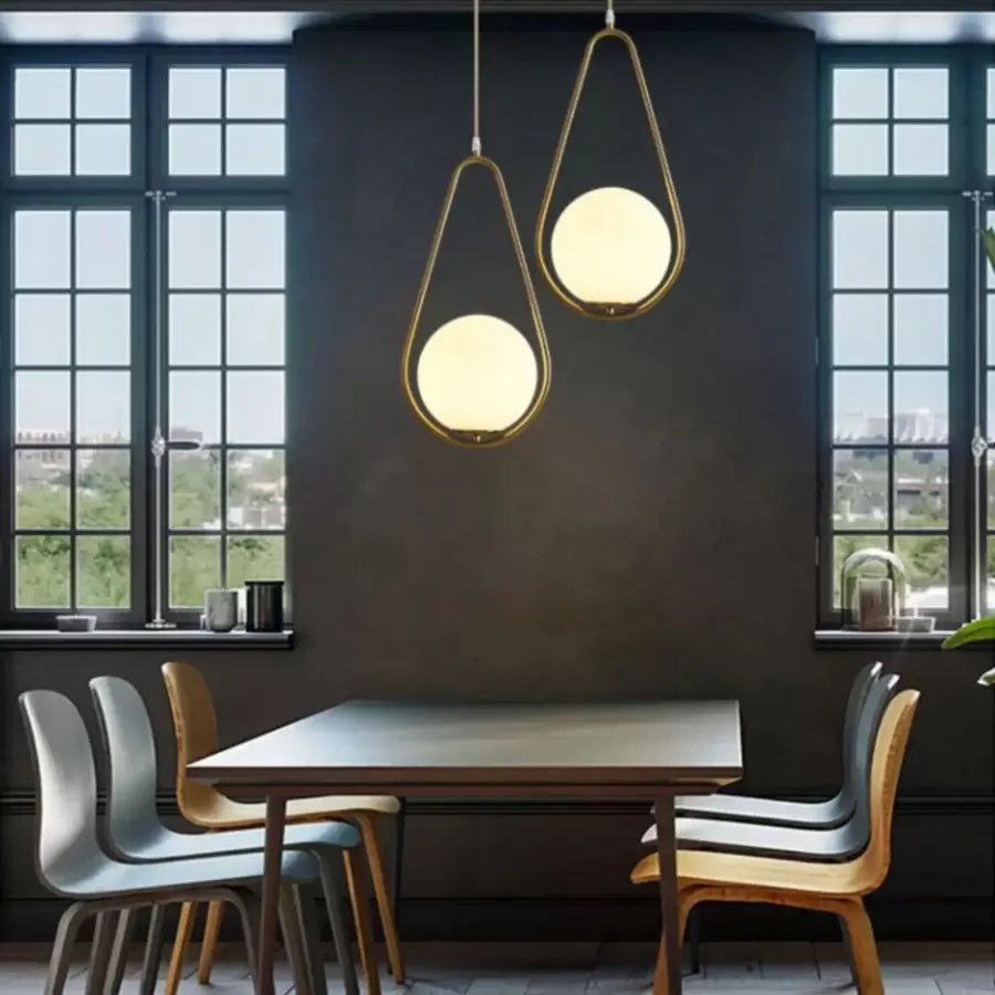 Lust Loft Haven, 1x E27, Златно бяло, метал, регулируема височина