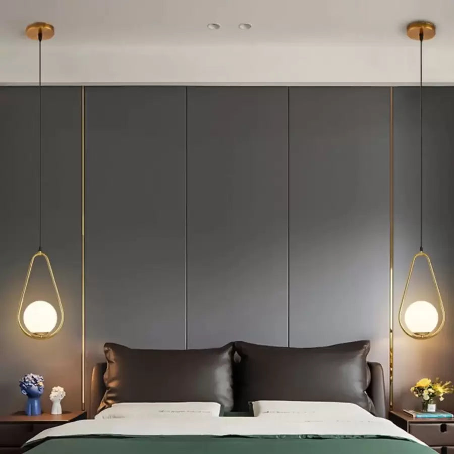 Lust Loft Haven, 1x E27, Златно бяло, метал, регулируема височина