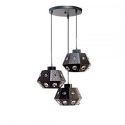 Margareta Pendulum, 3*E27, черен, метален и кристал, 2857/3