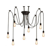 Pendul Perianjen 8*E27, Black, Metal, 743/8
