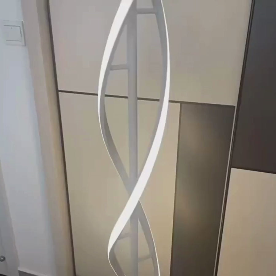 LED LED Upsilon, 48W, студена/гореща/неутрална светлина, метална и акрилна, бяла