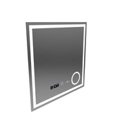 Правоъгълно светодиодно огледало, 60x60см, Souverain Motionglow Marcello, Debrunion System, Clock & Thermoeter, Cosmetic Muzlifical