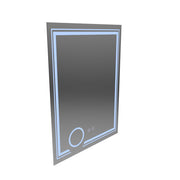 Огледално светодиодно правоъгълно 60x80cm magia canto touch system Намалява се разрушаване