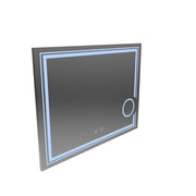 Правоъгълно светодиодно огледало, 80x60cm, Magic Essenza Touch, Descantile System, Dimable