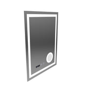 Система за разточване на огледало LED Touch Manfred, часовник и температура 60x80 cm козметично увеличение