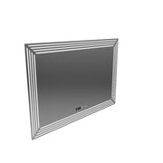 Правоъгълно светодиодно огледало, 60x80см, венец сензор Motionglow Marcello, система за размразяване, часовник и термометър, намаляващ се