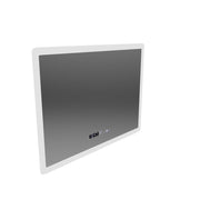 Правоъгълно светодиодно огледало 50x70cm Zampa Sensor Motionglow Marcello Clock Defrition System & Dimable термометър