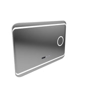 Правоъгълно светодиодно огледало, 120x80см, дефиниция Motionglow Marcello, система за инвалидиране, часовник и термометър, козметично увеличение