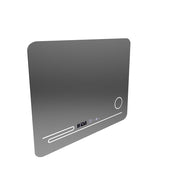 Правоъгълното светодиодно огледало 80x60cm fortaleza motionglow marcello размразяваща система термометър и часовник козметичен вълк
