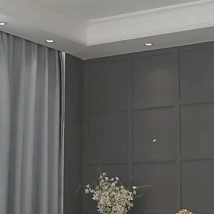 Кръгла лампа, пентхаус Grand, 8xe27, Златно черно, метал