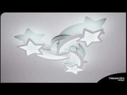 LED полилей с вашия Hypomoa 48W дистанционно управление, 3 звезди, студена/гореща/неутрална светлина, нестабилна, бяла