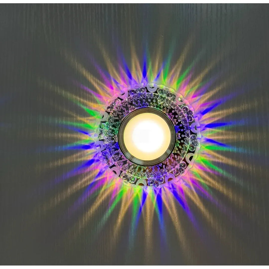 LED петно, Farbspiel II, 5W, Round, RGB/Neutral Light, прозрачен