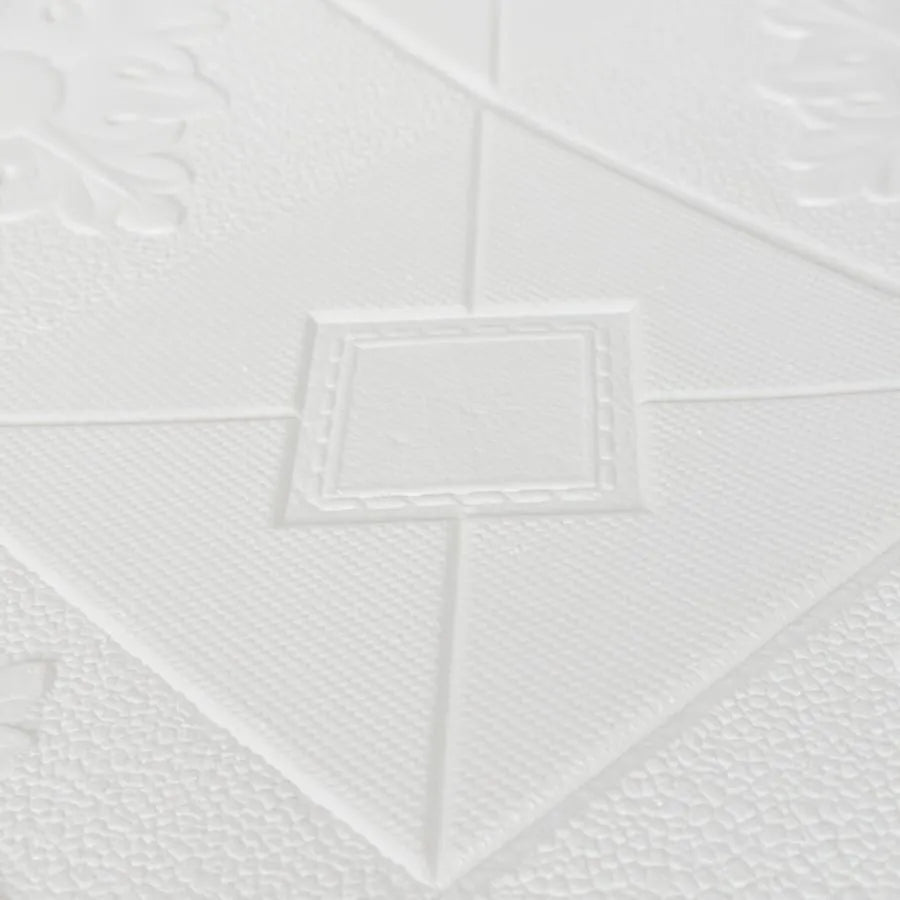 Комплект от 10D самостоятелно 3D мека пяна, 70cmx70cmx2mm, бяло