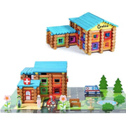 Болница тип пъзел, 240 броя, многоцветно, дърво