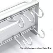 Метална поддръжка за кухненски прибори, сатен, метал