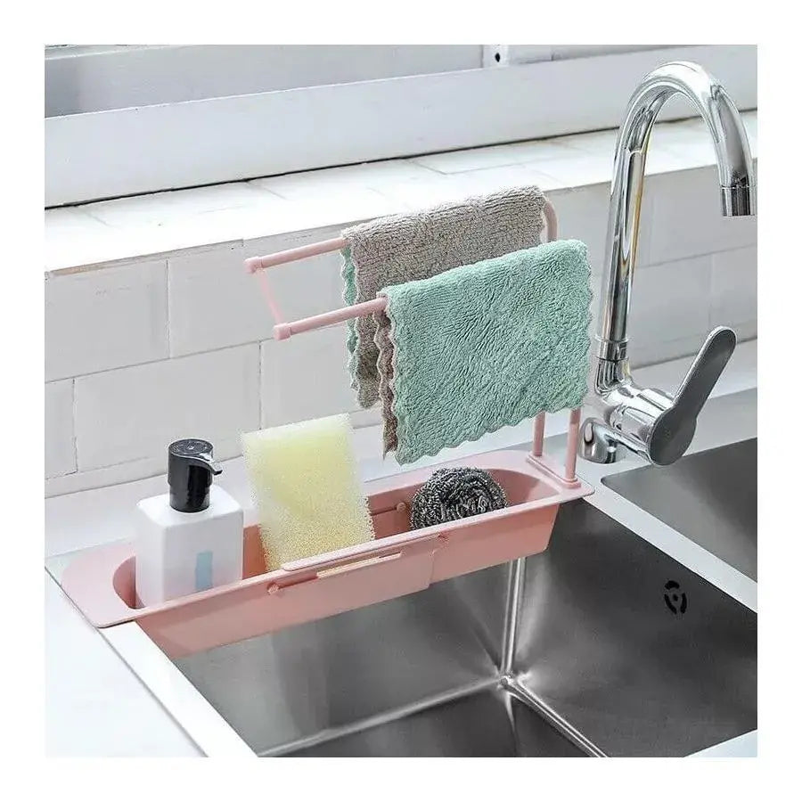 Телескопична поддръжка за мивка, 50 см розов макарон