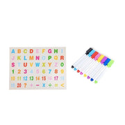 Монтесори Многофункционална образователна магнитна маса с любовници, 8 кариоци, дърво и пластмаса